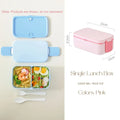 2-lagige Bento Box für Kinder, auslaufsicher, mikrowellengeeignet, 1780 ml 10