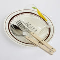 24-Piece Stainless Steel Cutlery Set with Engraved Design - BistroLine 7