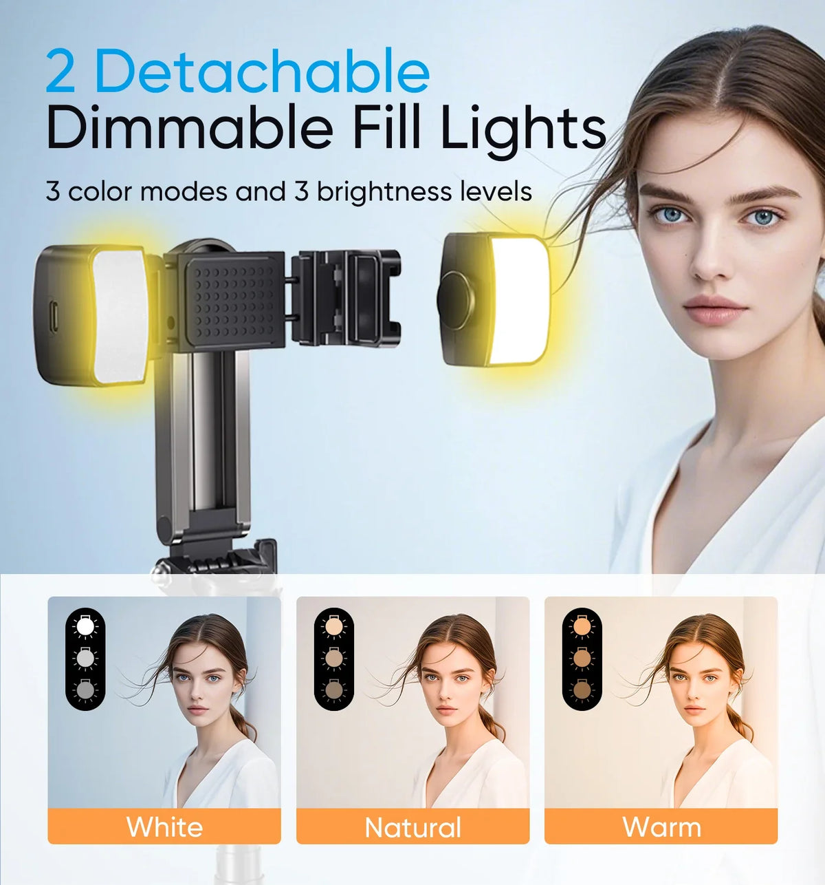 3-in-1 Magnetic Selfie Stick Tripod 3