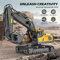 4-in-1 RC-bouwvoertuigenset – Graafmachine, wiellader, bulldozer en kiepwagen (schaal 1:24) 5