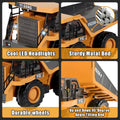 4-in-1 RC-bouwvoertuigenset – Graafmachine, wiellader, bulldozer en kiepwagen (schaal 1:24) 8