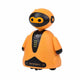 Orangefarbener Roboter