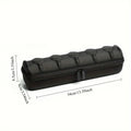5-Slot Hard Shell Watch Case with Pillow Inserts for Travel and Storage 3