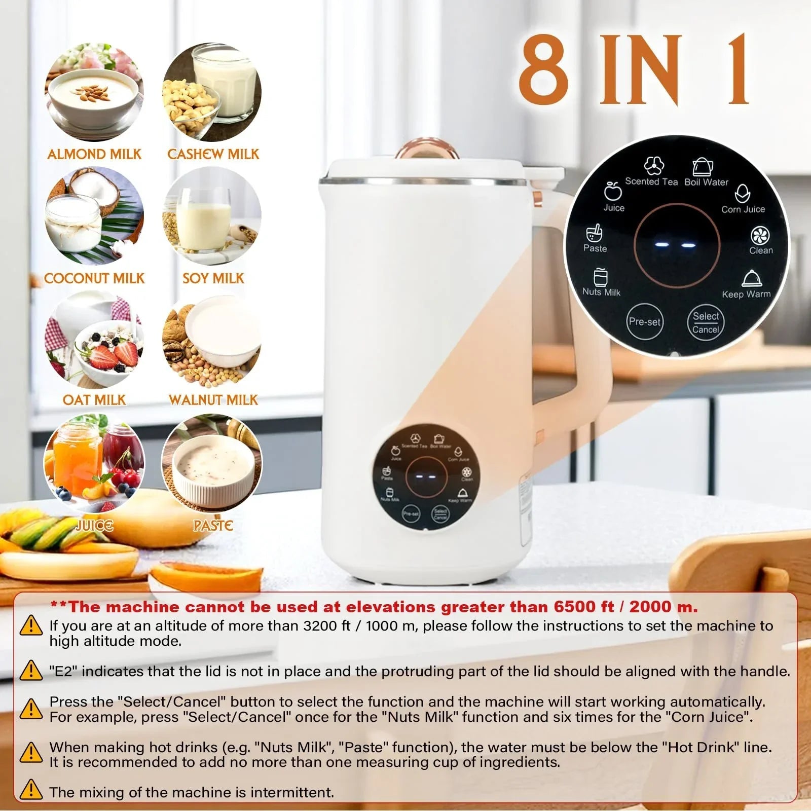 8-in-1 Nussmilchmaker (1000 ml) - NutriBlend 2