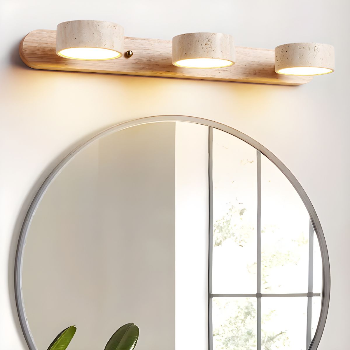 AVERRA – LED-Wandleuchte aus Travertin für architektonischen Luxus 4