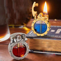 Antikes Kerosinfeuerzeug im Vintage-Design | Sichtfenster für Füllstand | Nachfüllbar, Metallgehäuse & Kipphebel-Zündung 5