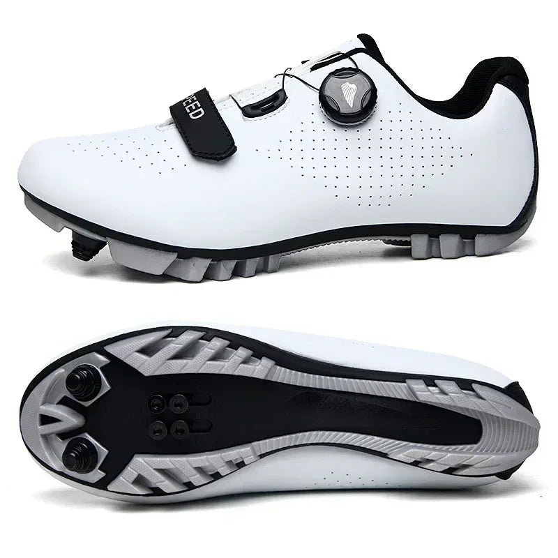 Atmungsaktive Fahrradschuhe Unisex mit Drehverschluss für MTB und Rennrad 0