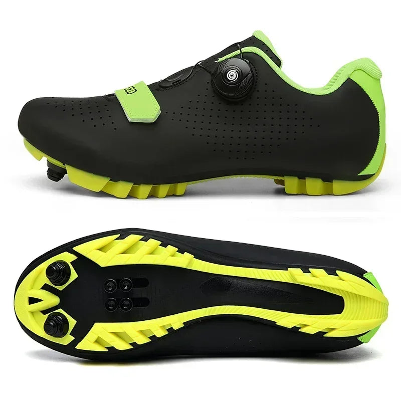 Atmungsaktive Fahrradschuhe Unisex mit Drehverschluss für MTB und Rennrad 7