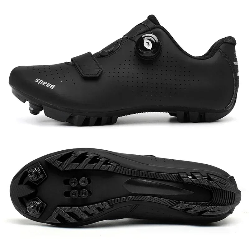 Atmungsaktive Fahrradschuhe Unisex mit Drehverschluss für MTB und Rennrad 8