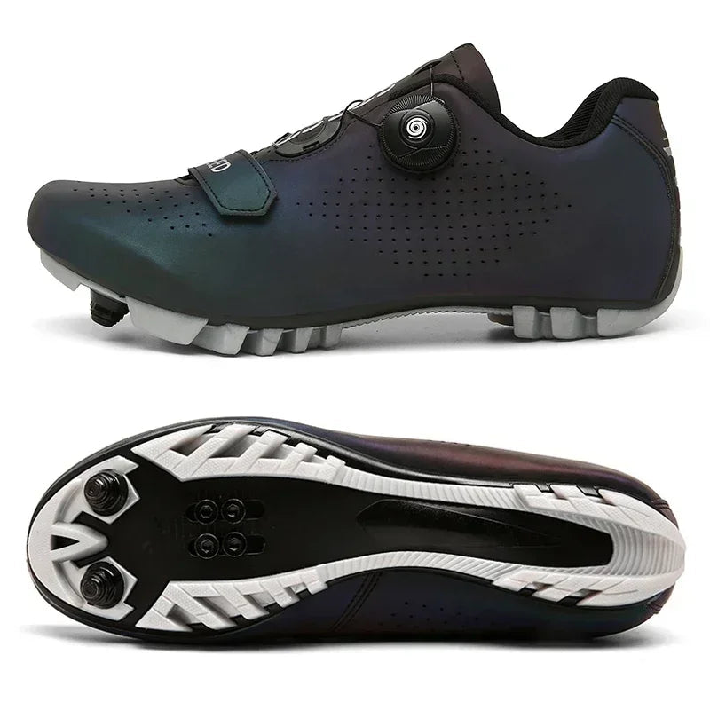 Atmungsaktive Fahrradschuhe Unisex mit Drehverschluss für MTB und Rennrad 9