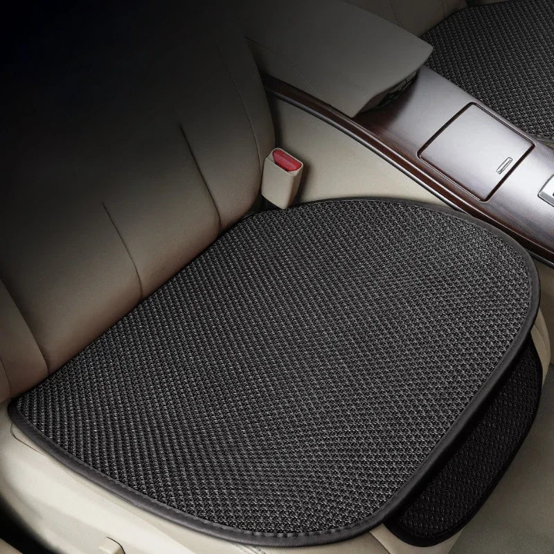Atmungsaktives Auto Sitzkissen aus Eisseide für ganzjährigen Komfort, ergonomisch, Universalgröße 0