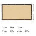 Beige Zonnescherm Net met 90% UV-bescherming voor Tuin, Duurzaam HDPE 5