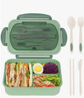 Bento Box für Erwachsene mit 3 Fächern und Besteckset, spülmaschinenfest 6