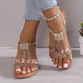 Bequeme Damen Orthopädische Keilsandalen mit weicher Sohle – Marla 0