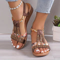 Bequeme Damen Orthopädische Keilsandalen mit weicher Sohle – Marla 10