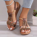 Bequeme Damen Orthopädische Keilsandalen mit weicher Sohle – Marla 3