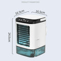Bolendo Desktop-Klimagerät tragbarer AC-Ventilator Doppelnebel 2