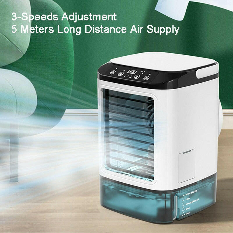 Bolendo Desktop-Klimagerät tragbarer AC-Ventilator Doppelnebel 3