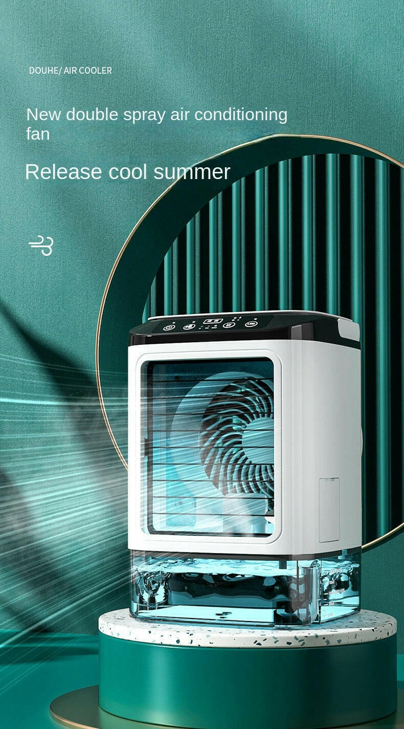 Bolendo Desktop-Klimagerät tragbarer AC-Ventilator Doppelnebel 4
