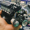 CISON Mini-V8 Benzinmotor Modellbausatz | Mit CDI-Zündung & CNC-Metallteilen | RC-kompatibel mit Fotoanleitung 3