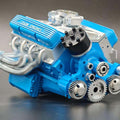 CISON Mini-V8 Benzinmotor Modellbausatz | Mit CDI-Zündung & CNC-Metallteilen | RC-kompatibel mit Fotoanleitung 4