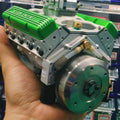 CISON Mini-V8 Benzinmotor Modellbausatz | Mit CDI-Zündung & CNC-Metallteilen | RC-kompatibel mit Fotoanleitung 5