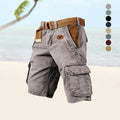 Cargo Shorts Herren aus Baumwolle mit 6 Taschen – Bequeme Kurze Hosen für Freizeit und Outdoor 0