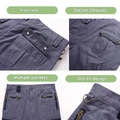 Cargo Shorts für Herren – Schnelltrocknend, Dehnbar & Mit Reißverschlusstaschen 5