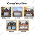 Christmas Garage Door Cover with Jesus Is the Reason Nativity Scene Glow Design 2