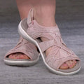 Damen Orthopädische Sandalen mit Keilabsatz 4 cm | Dreifach-Fußgewölbe-Stütze | rutschfest & leicht | Sommer-Komfort 7