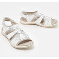 Damen Orthopädische Sandalen mit Keilabsatz 4 cm | Dreifach-Fußgewölbe-Stütze | rutschfest & leicht | Sommer-Komfort 9