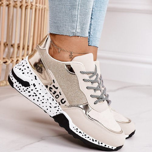 Damen Sneakers | Bequeme Alltagsschuhe | Rutschfeste Gummisohle | Komfort-Einlagen 0