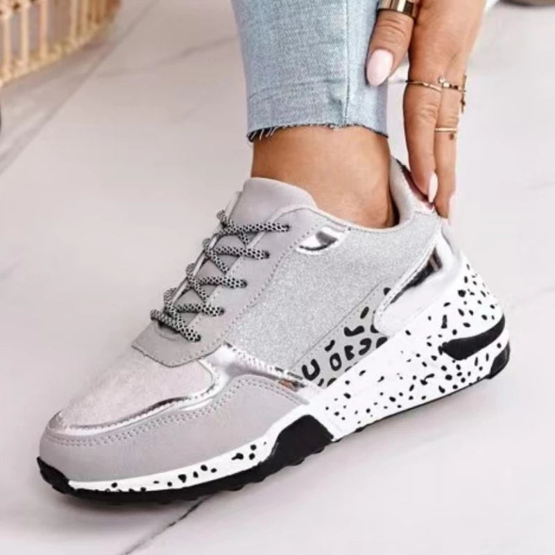 Damen Sneakers | Bequeme Alltagsschuhe | Rutschfeste Gummisohle | Komfort-Einlagen 4