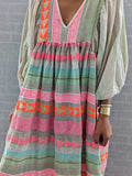 Damen Sommerkleid bunt | Atmungsaktiver Tragekomfort & schmeichelnde Passform | Vielseitig für Alltag, Urlaub & Events 4