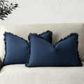 Decoratieve Katoen Linnen Kussenslopen Luxe Woonaccessoire Set van 2 10