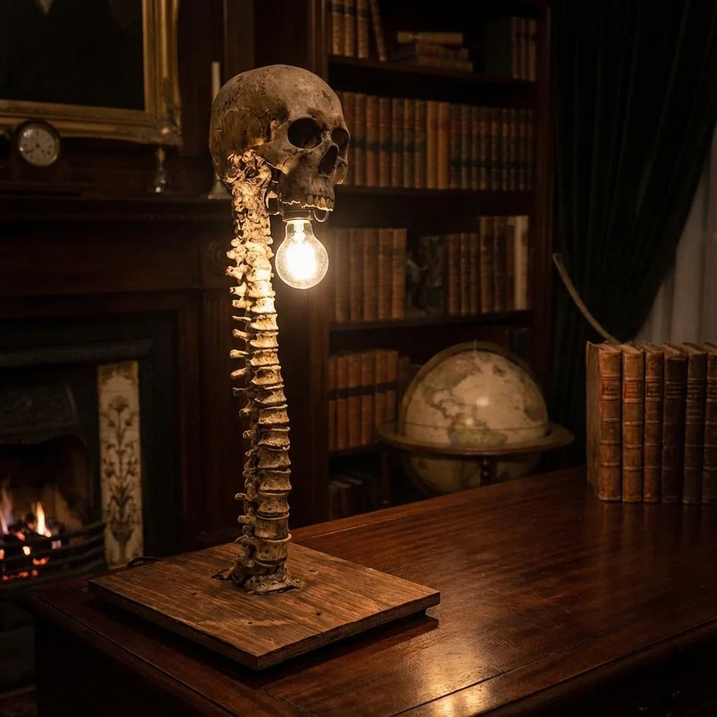 Decorative Skull Table Lamp - Nightspine 1