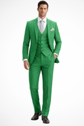 Driedelig Slim Fit Heren Pak met Reverskraag voor Bruiloften en Formele Gelegenheden 11