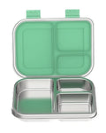 Edelstahl Bento-Lunchbox, auslaufsicher, kompakt für Kinder und Erwachsene, sandwichfreundlich 18
