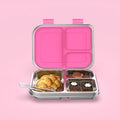 Edelstahl Bento-Lunchbox, auslaufsicher, kompakt für Kinder und Erwachsene, sandwichfreundlich 4