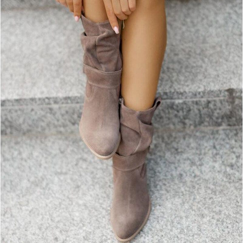 Elegante Ankle Boots Damen Schwarz mit Niedrigem Absatz – Stilvolle Stiefeletten für Frühling 5