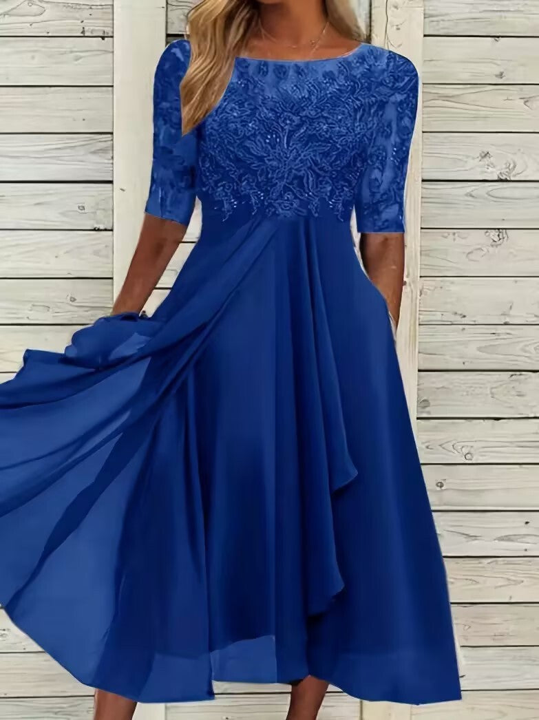 Elegantes Damenkleid für den Sommer, leicht und luftig, perfekte Passform für jede Figur 0