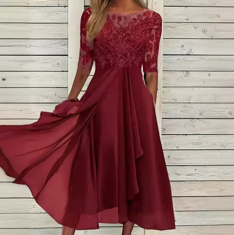 Elegantes Damenkleid für den Sommer, leicht und luftig, perfekte Passform für jede Figur 4