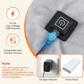 Elektrisch Verwarmd Nekkussen met USB, 3 Warmtestanden, Zacht en Comfortabel 2