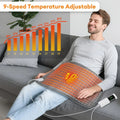 Elektrisch Verwarmingskussen 30x60 cm voor Nek en Schouder met 9 Temperatuurstanden en 4 Timeropties 0