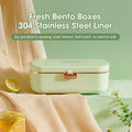 Elektrische Lunchbox 900ml aus Edelstahl 304, tragbar und wasserlos für Büro und unterwegs 1