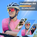 Fahrradbrille mit Myopie-Einsatz, UV400-Schutz und photochromen Gläsern für Brillenträger 3