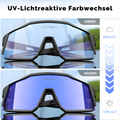 Fahrradbrille mit Myopie-Einsatz, UV400-Schutz und photochromen Gläsern für Brillenträger 6