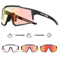 Fahrradbrille mit Myopie-Einsatz, UV400-Schutz und photochromen Gläsern für Brillenträger 9