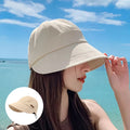 Faltbarer Sonnenhut Damen mit UV-Schutz, Atmungsaktiv und Wasserabweisend, Verstellbar für Strand und Outdoor 7