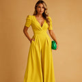 Flatterende jumpsuit met pofmouwen 2